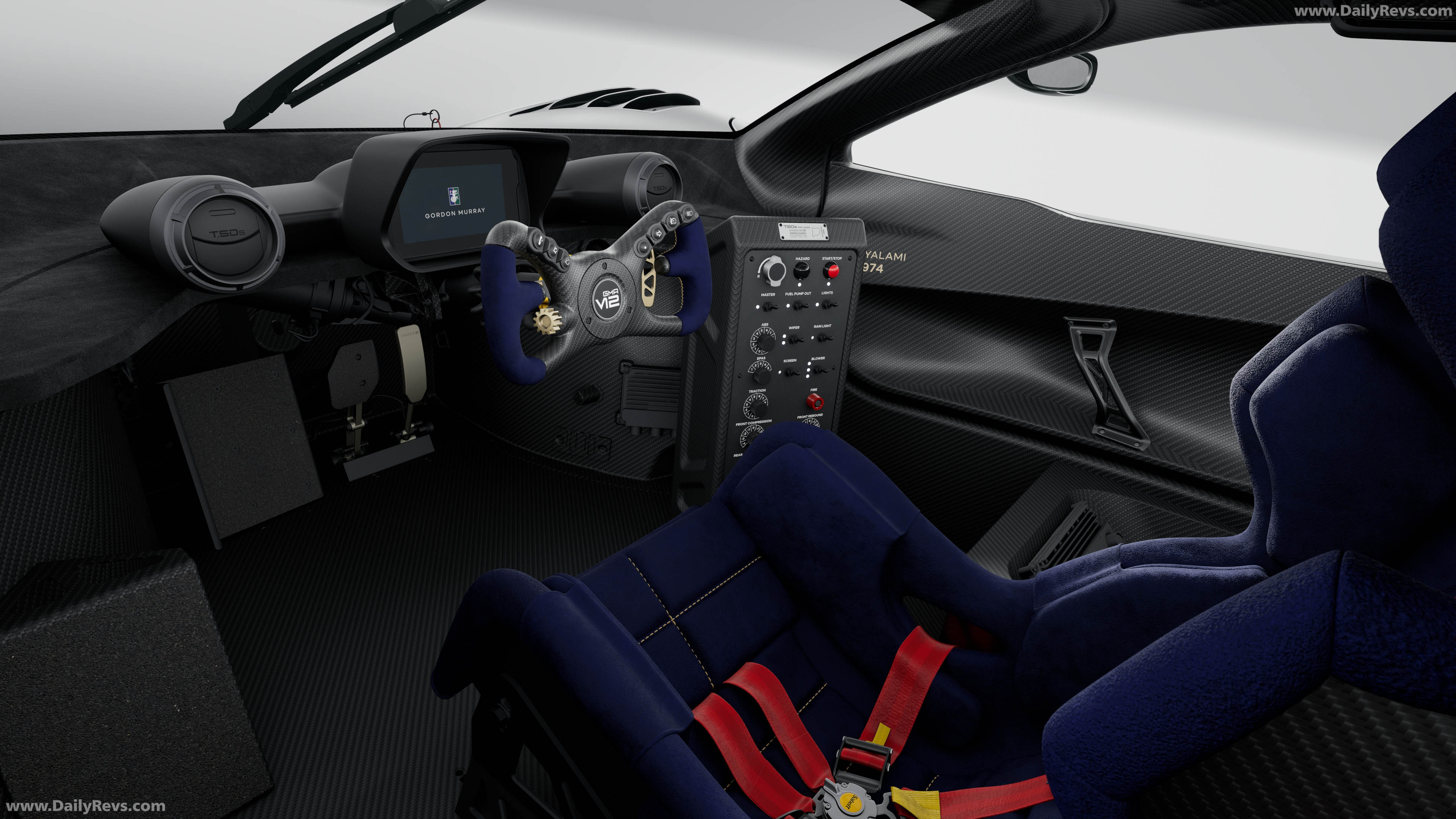 2023 Gordon Murray T.50s Niki Lauda Interior